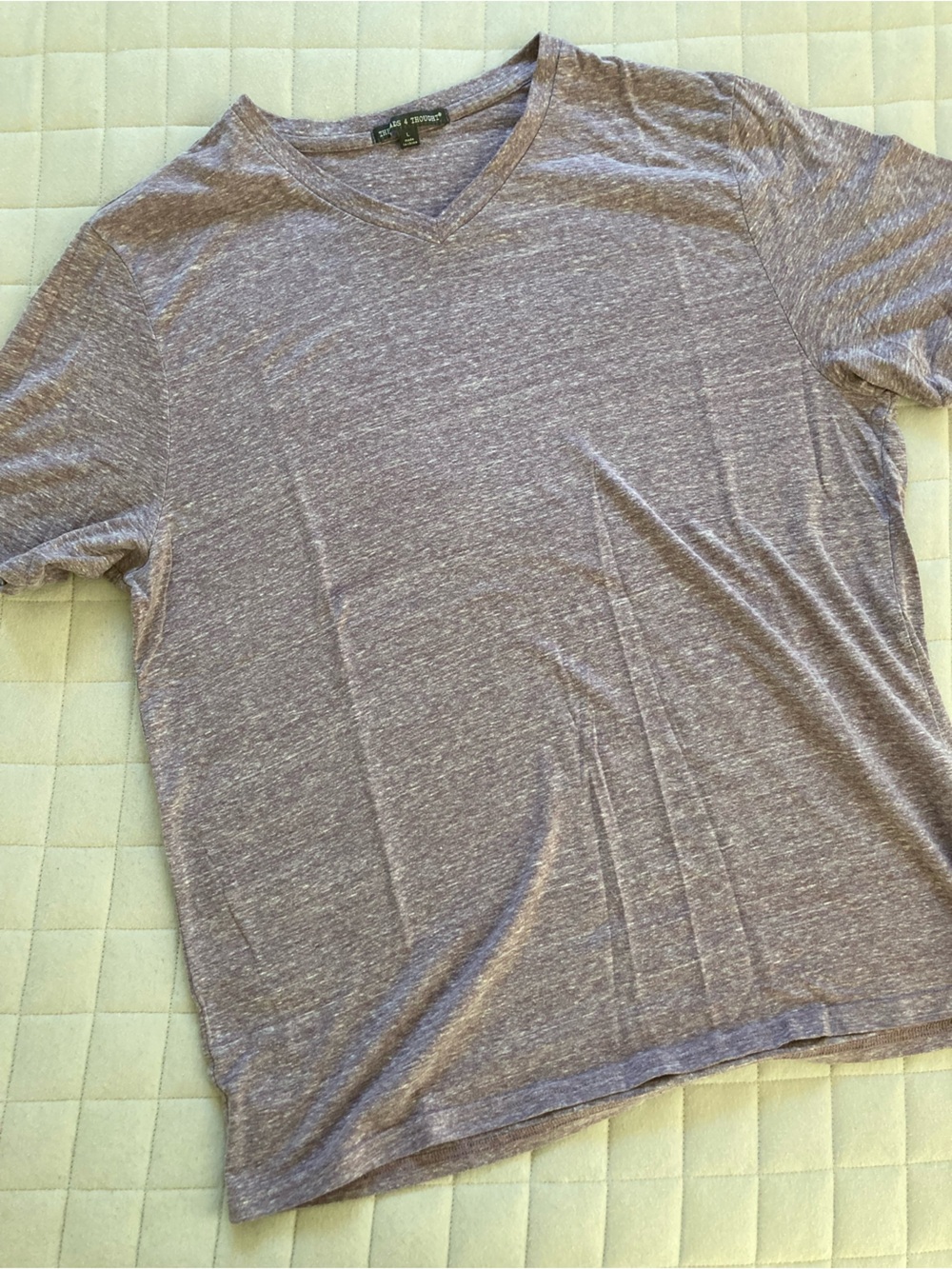 Threads 4 Thought Men’s Lavender Heather V-Neck Tee
